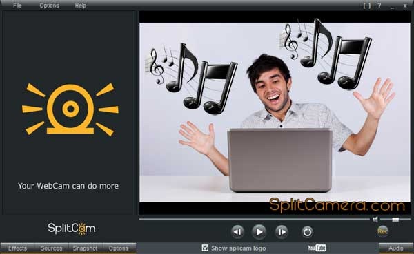 SplitCam With Audio
