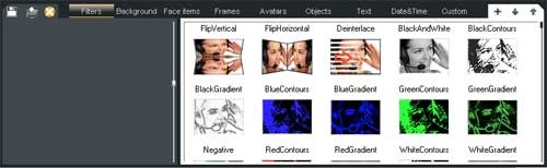SplitCam Filters Effects