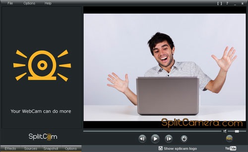 SplitCam Main Window