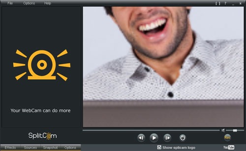SplitCam Zoomed In